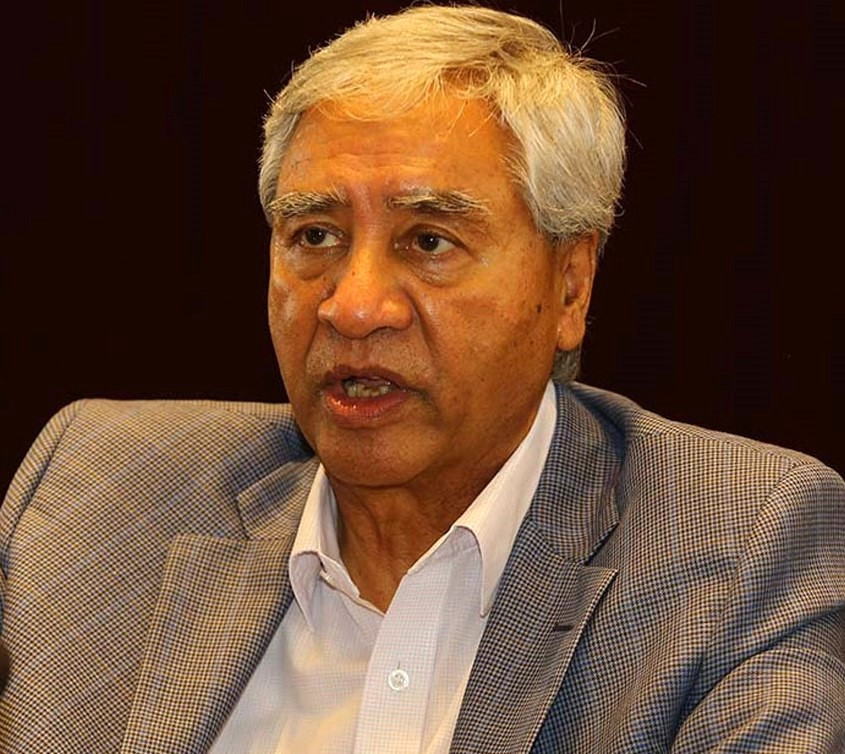 सभापति देउवाद्वारा भूकम्प प्रभावित क्षेत्रमा उद्धार र राहतका लागि आग्रह
