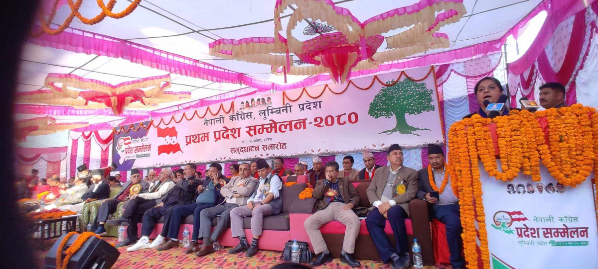 देशको केन्द्रबिन्दु लुम्बिनी बनाउन चाहान्छौ : पुष्पा भुसाल
