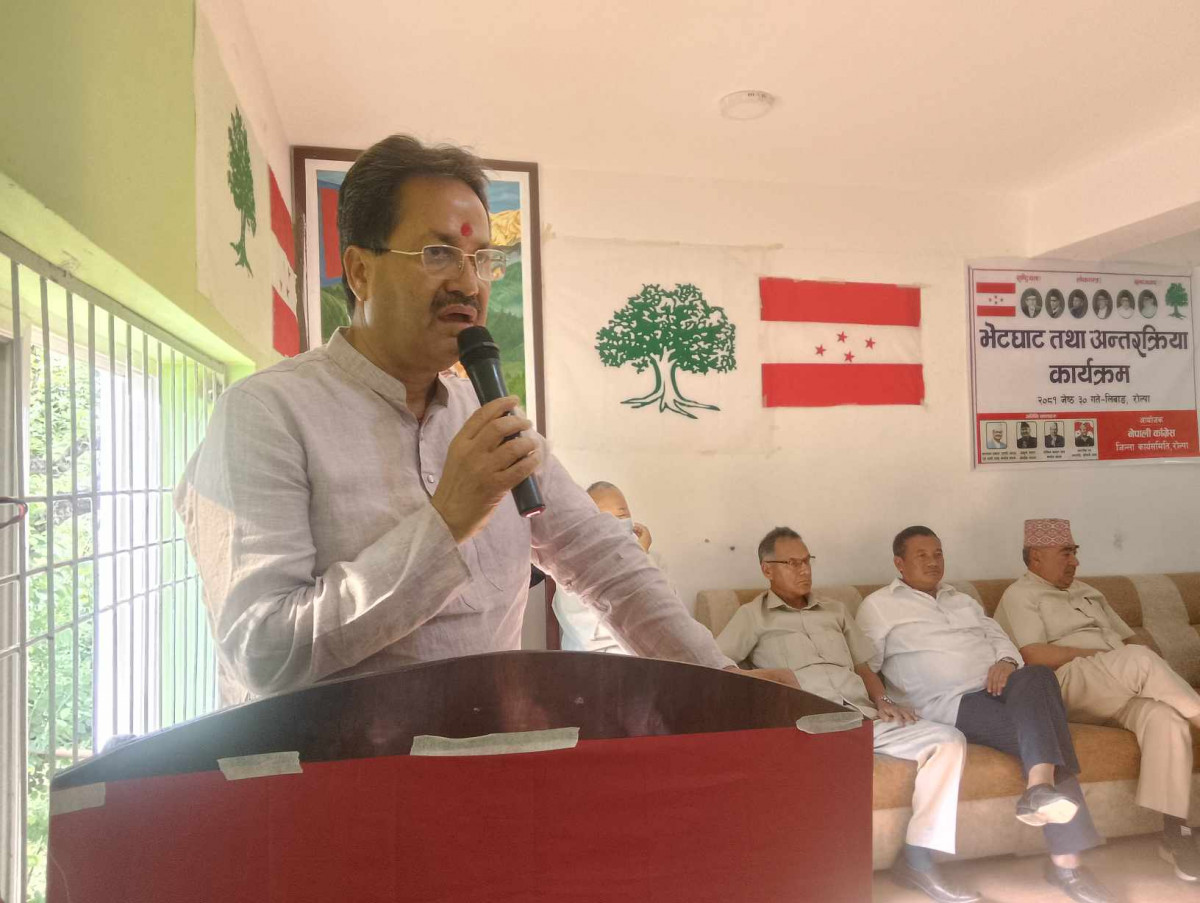 नेपाली कांग्रेस विकास प्रेमी पार्टी हो - नेता साउद