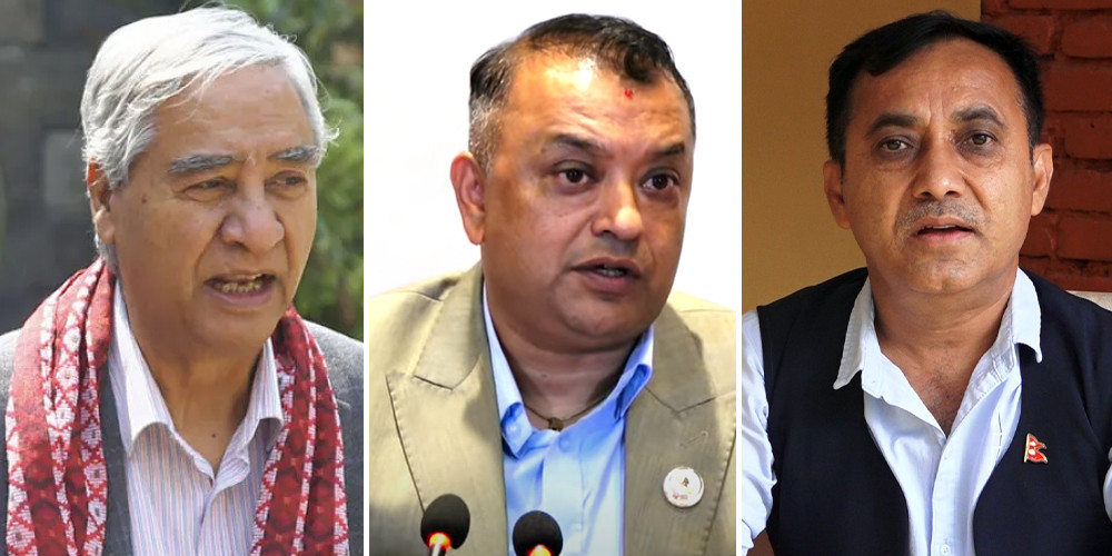दुई महामन्त्रीसँग देउवाको छलफल निष्कर्षविहीन