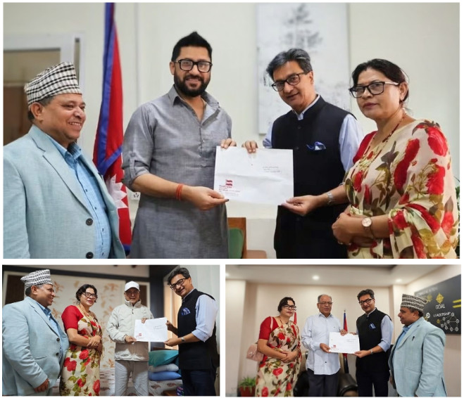 असोज १६ को कांग्रेस महाधिवेशन उद्घाटनमा प्रमुख दलका शीर्ष नेतालाई औपचारिक निमन्त्रणा