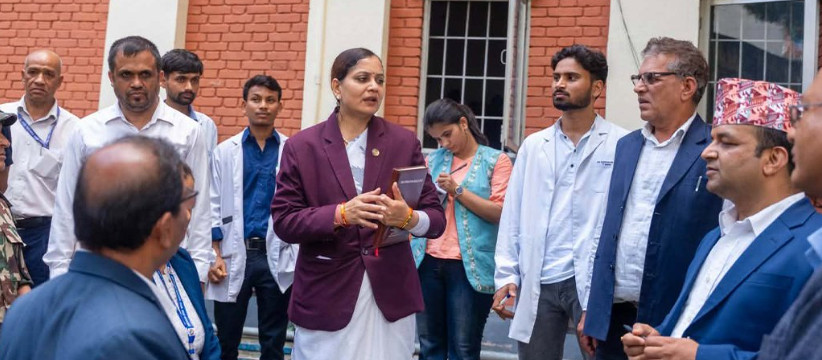 लमही ट्रमा सेन्टर सञ्चालनबारे छिट्टै निर्णय हुन्छ : मन्त्री निशा मेहता